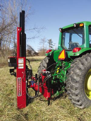 worksaver hydraulic post driver